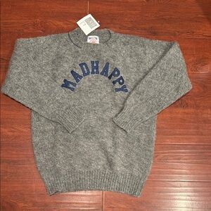 Madhappy Gray Crew Neck Sweater